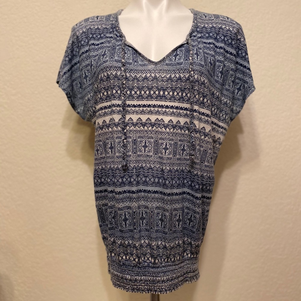 🧹👗 5 for $20 Lucky Brand Boho Blouse  medium